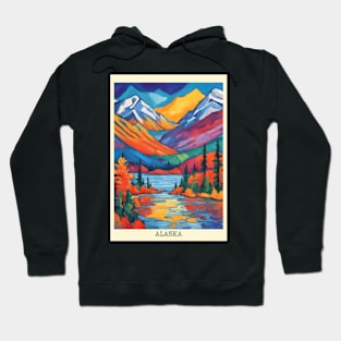 fauvism art of Alaska usa Hoodie